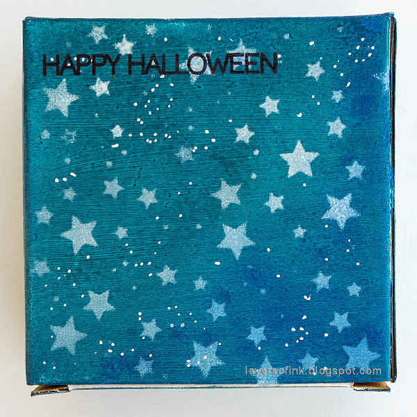 Layers of ink - Bat Magnet and Moon Gift Box Tutorial by Anna-Karin Evaldsson