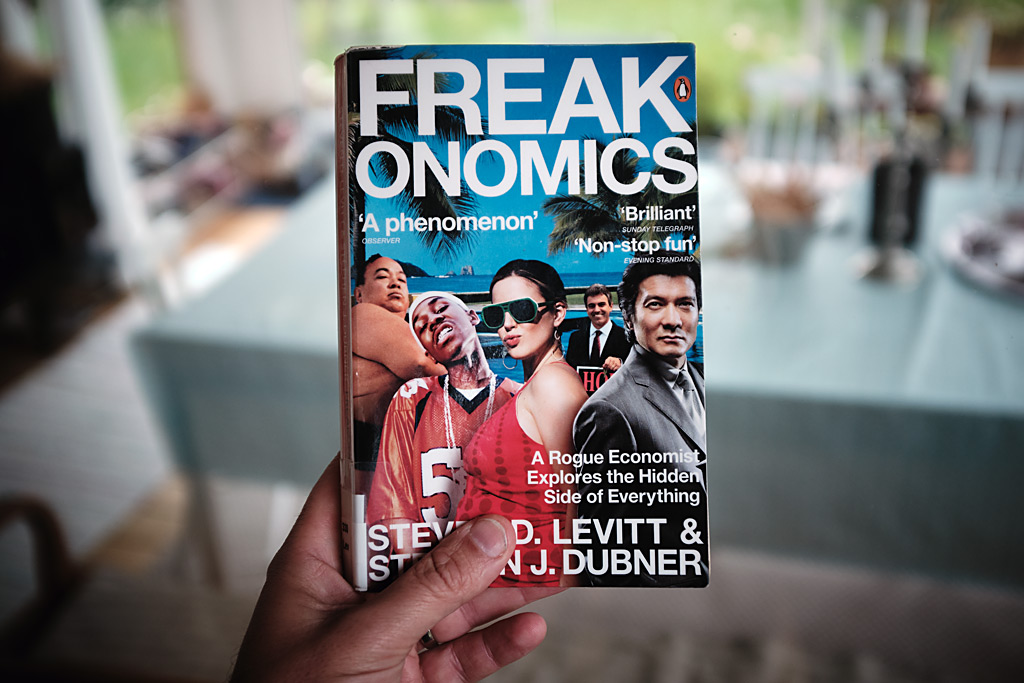 Bokomslag, Freakonomics, Steven D. Levitt
