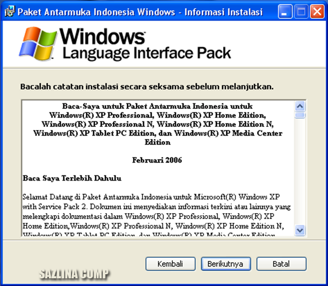 Cara merubah windows xp menjadi bahasa Indonesia