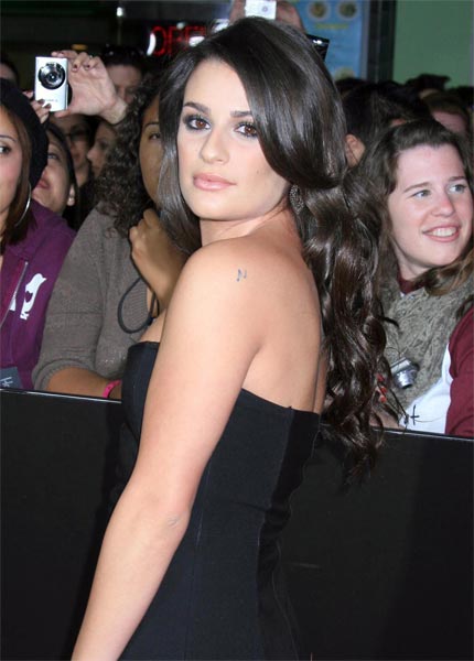 lea michele spring awakening tattoo. Tattoo Beauties: Lea Michele