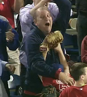 Phillies fan catches ball, son celebrates