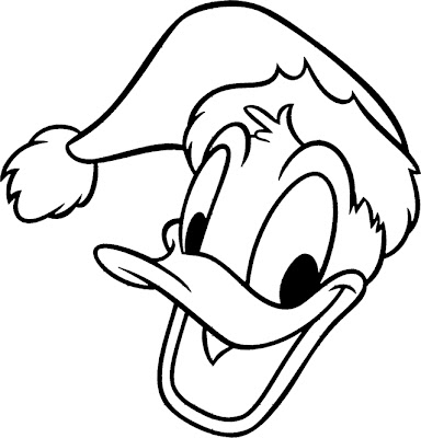 Duck Coloring Pages on Here Are A Few Disney Christmas Coloring Pages For You To Print And