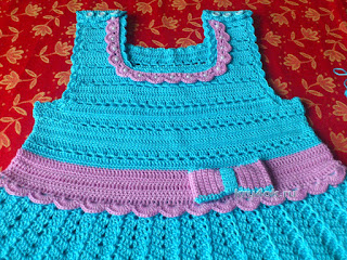 vintage crochet baby dress pattern