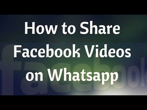 How to Send Video From Facebook Messenger to Whatsapp on Android