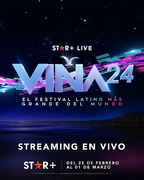 vina del mar 2024 transmision en vivo por star plus