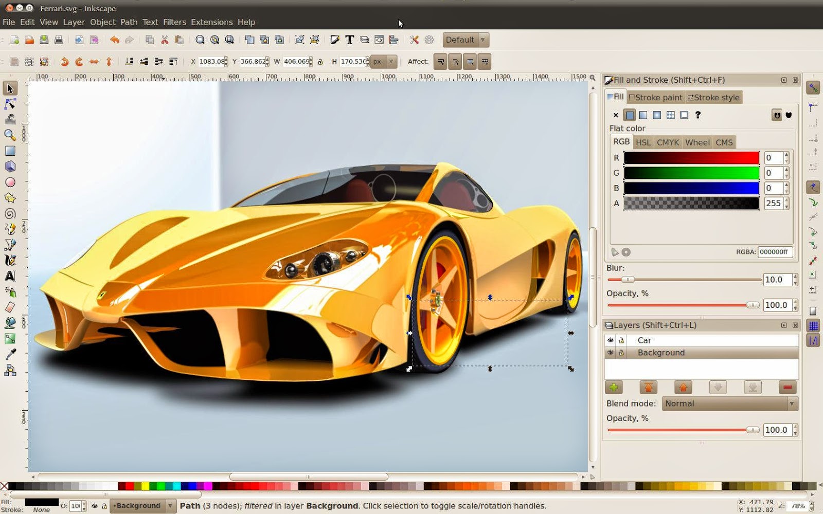 Inkscape 0.91 Final Gratis screenshot