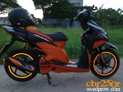 Mio Pelek 17 tdr   Pelek 17 Yamaha Mio aliran Thai Look Style