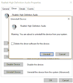 Headphone not Working in Windows 10
