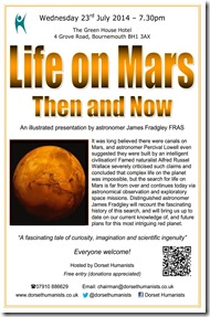 Life on Mars - then and now 23rd July 2014