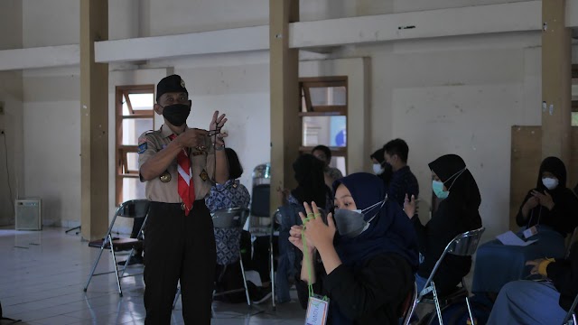 Belajar Fundamental Gerakan Pramuka di Dianpinsat Kota Yogyakarta