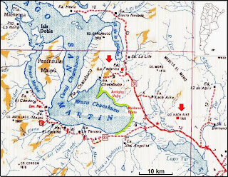 map of lake San Martin