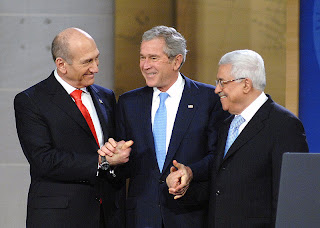 Olmert, Bush and Abbas