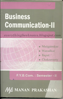Fybcom Second sem bc book or Business Communication - II