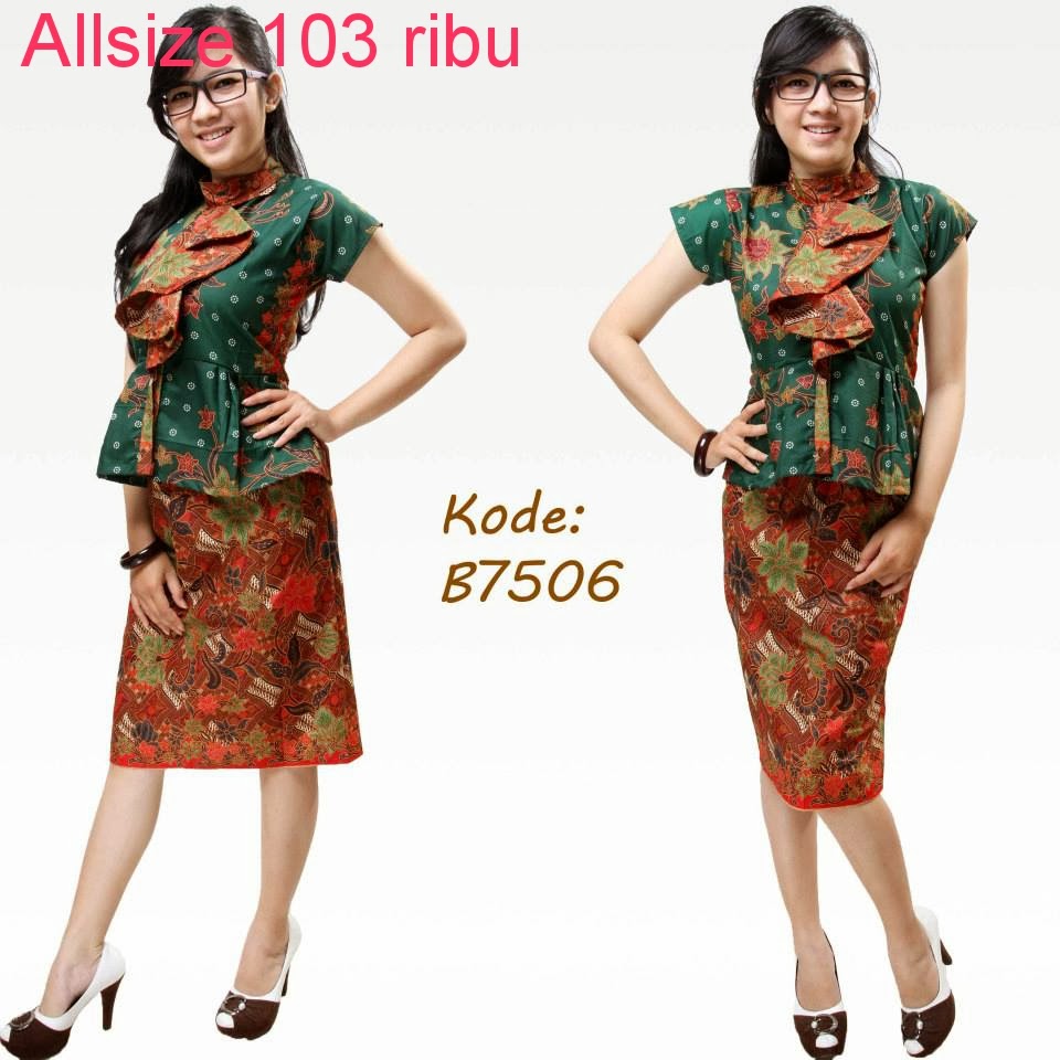 Model Baju Batik Untuk Kerja Kantor  Model Baju Batik