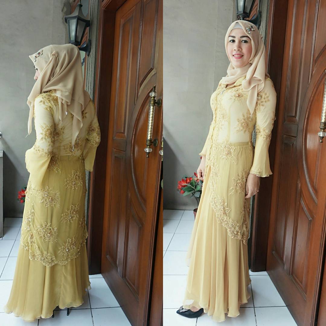 Model Baju Kebaya  Pesta Muslim  Brokat Modern Model Baju 2022