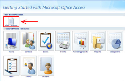 Cara Membuat Database Dengan Microsoft Office Access 2007