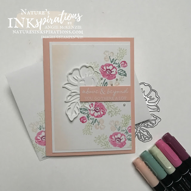By Angie McKenzie for Ink.Stamp.Share Monthly Blog Hop; Click READ or VISIT to go to my blog for details! Featuring the Shaded Summer Cling Stamp Set in the 2021-2022 Annual Catalog PLUS the Coordinating Summer Shadow Dies from the August-September Sale-a-Bration Brochuere by Stampin' Up!® using the Stampin' Write Markers for stamping a card and envelope; #stampinup #cardtechniques #cardmaking #shadedsummer #summershadows #stampingwithmarkers #friendshipcard #hufftechnique #handmadecards #diycards #aboveandbeyond  #stampingtechniques #stampinupincolor #inkstampsharemonthlybloghop #naturesinkspirations