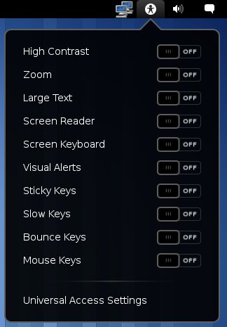 GNOME 3 Accessibility Settings