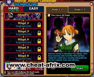 Cheat Instant Special Jounin Exam 2013 | Ninja Saga