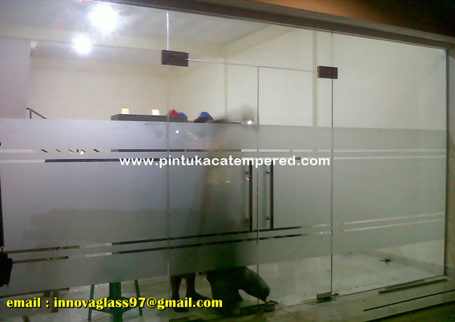  Pintu  Kaca  Tempered Harga  Murah Dengan Frameless Patch 