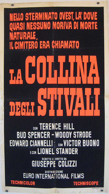 La collina degli stivali (Italia 1970) poster Italia