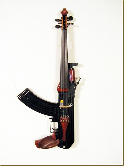 Machine_Gun_Violin_Brown_2_2004_25_x_11_x_3_Inventory_83_c_Ken_Butler_.229630