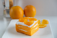 كيكة البرتقال الهشة العادية وكيكة البرتقال بالخلاط