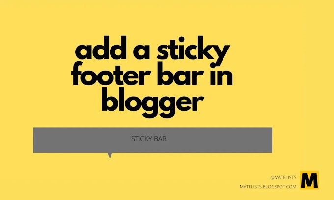How To Add Sticky Footer Bar To Remove Footer Credit?