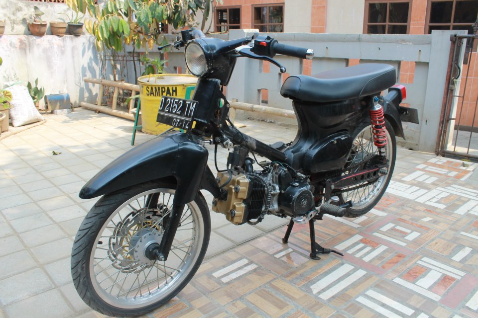 MODIFIKASI MOTOR  MODIFIKASI HONDA  C70  180CC