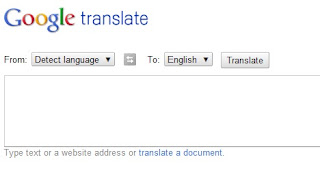Google Translate atau Terjemahan