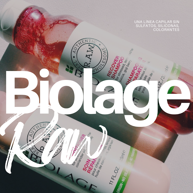 Biolage RAW, productos capilares sin sulfatos ni siliconas y súper ecológicos. 