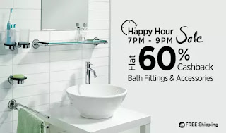 Bathroom Accessories 60% Cashback on Rs. 599 – PayTm