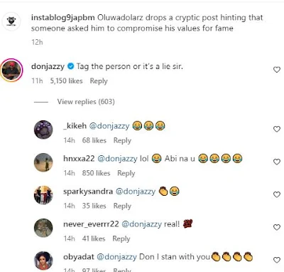 "Name the Person or It’s a Lie" – Don Jazzy Challenges Oluwadolarz Over Allegations of S3x Demand to Promote Music-OXYGIST