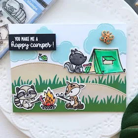 Sunny Studio Stamps: Critter Campout Customer Card Share by Ashley Hughes