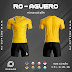 Áo Không Logo Rozaco RO-AGUERO Màu Vàng