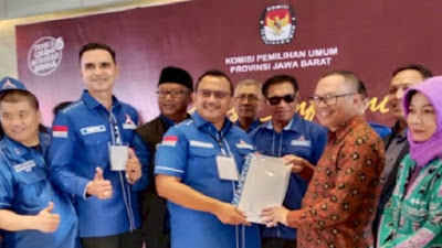Partai Demokrat Jabar Daftarkan 120 Bacaleg, Targetkan 15 Kursi DPRD Jabar
