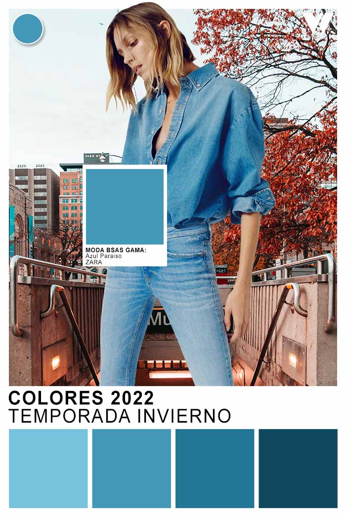 colores denim azul jean colores invierno 2022