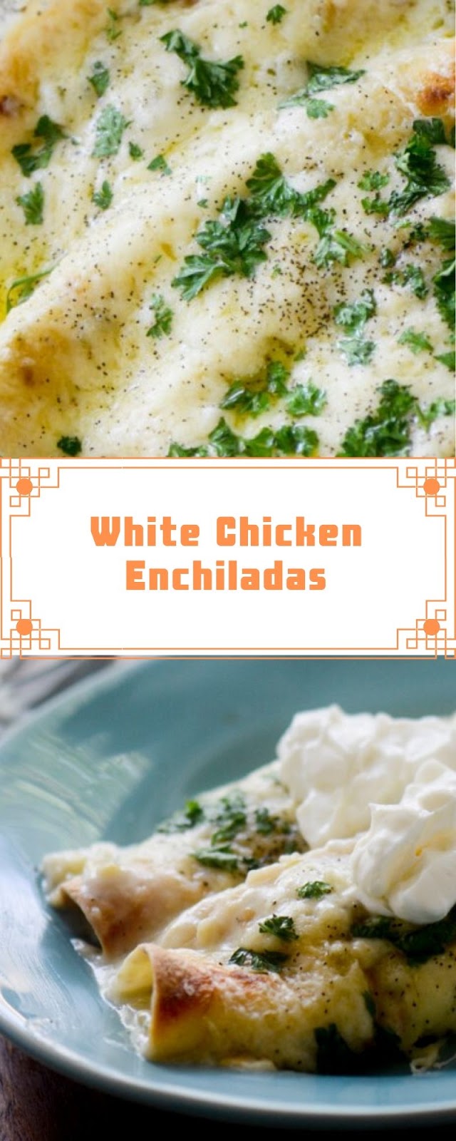 White Chicken Enchiladas