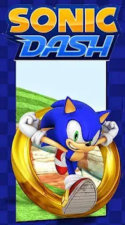 Screenshots of the Sonic Dash for Android tablet, phone.