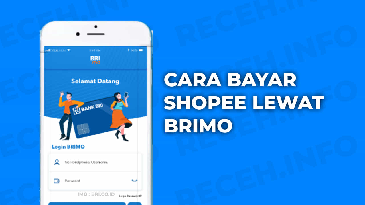 cara bayar shopee lewat brimo