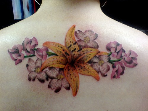 Lily Flower Tattoo Best Flower Tattoo Designs