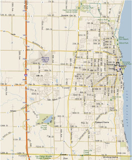 Map-Chicago, IL-Kankakee (Kankakee County) City