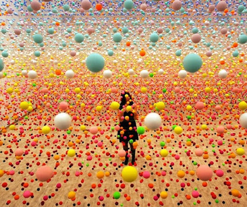 Efectos ópticos y colores por Nike Savvas