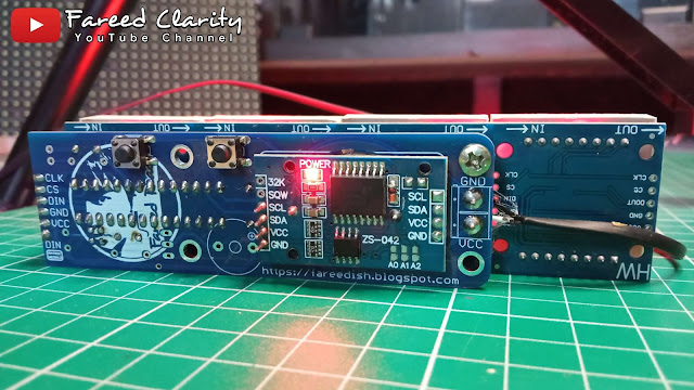 jam digital display dot matrix max7219