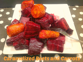 roasted caramelized beets in a balsamic glaze