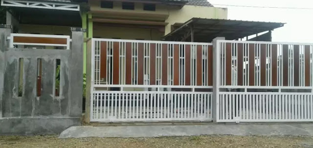 warna cat pagar rumah minimalis modern terbaru