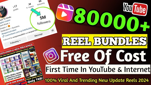 Unlimited Instagram Reels Bundle 2024 | Viral Instagram Reel Bundles | New Instagram Reels Bundle