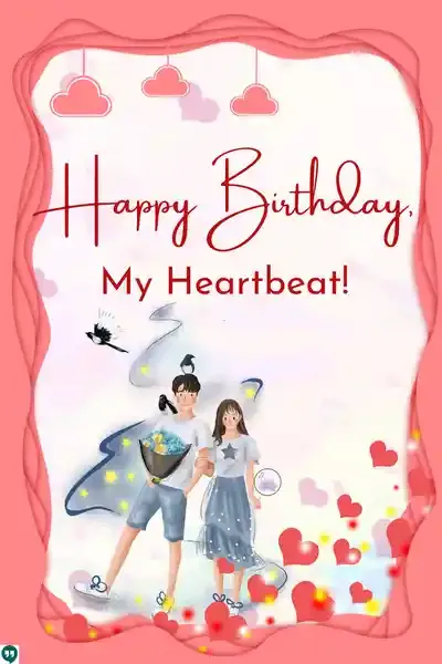 sweet happy birthday my heartbeat images