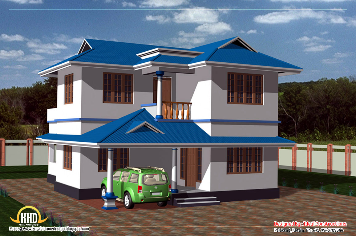 Duplex house design -1450 Sq. Ft. | Indian House Plans