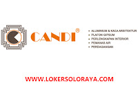 Loker Candi Aluminium Solo SPV Lapangan, Sales, Tukang Rakit Aluminium